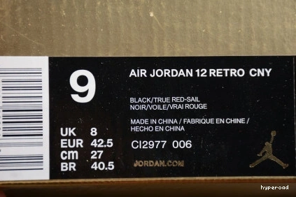 Hyperoad CHINESE YEAR - NEW JORDAN RETRO 12 (2019) 0802